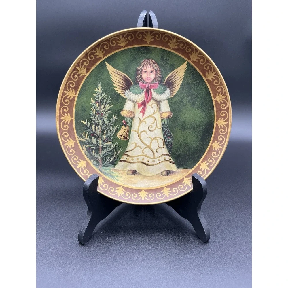 Christmas Angel Plate Decorative Angel Plate